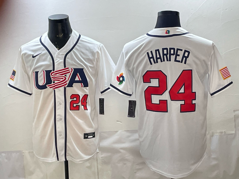 Men 2026 World cup white MLB Nike jersey 0099
